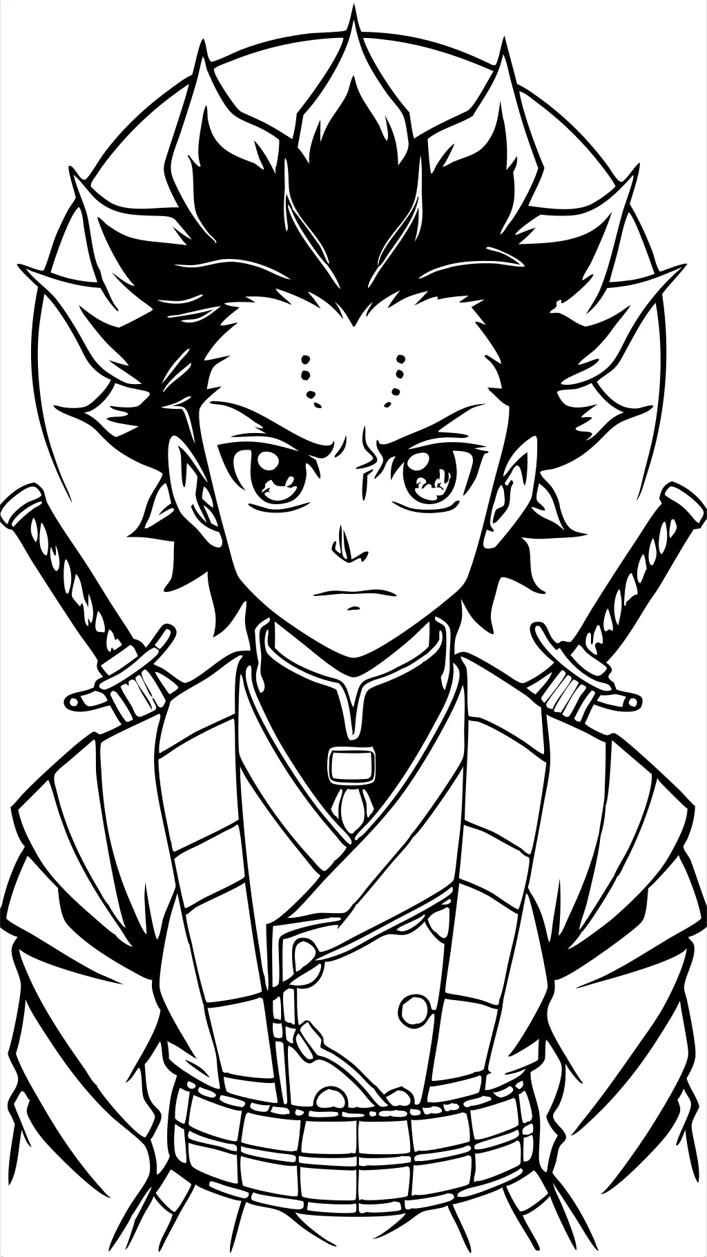 Demon Slayer Manga Coloring Pages